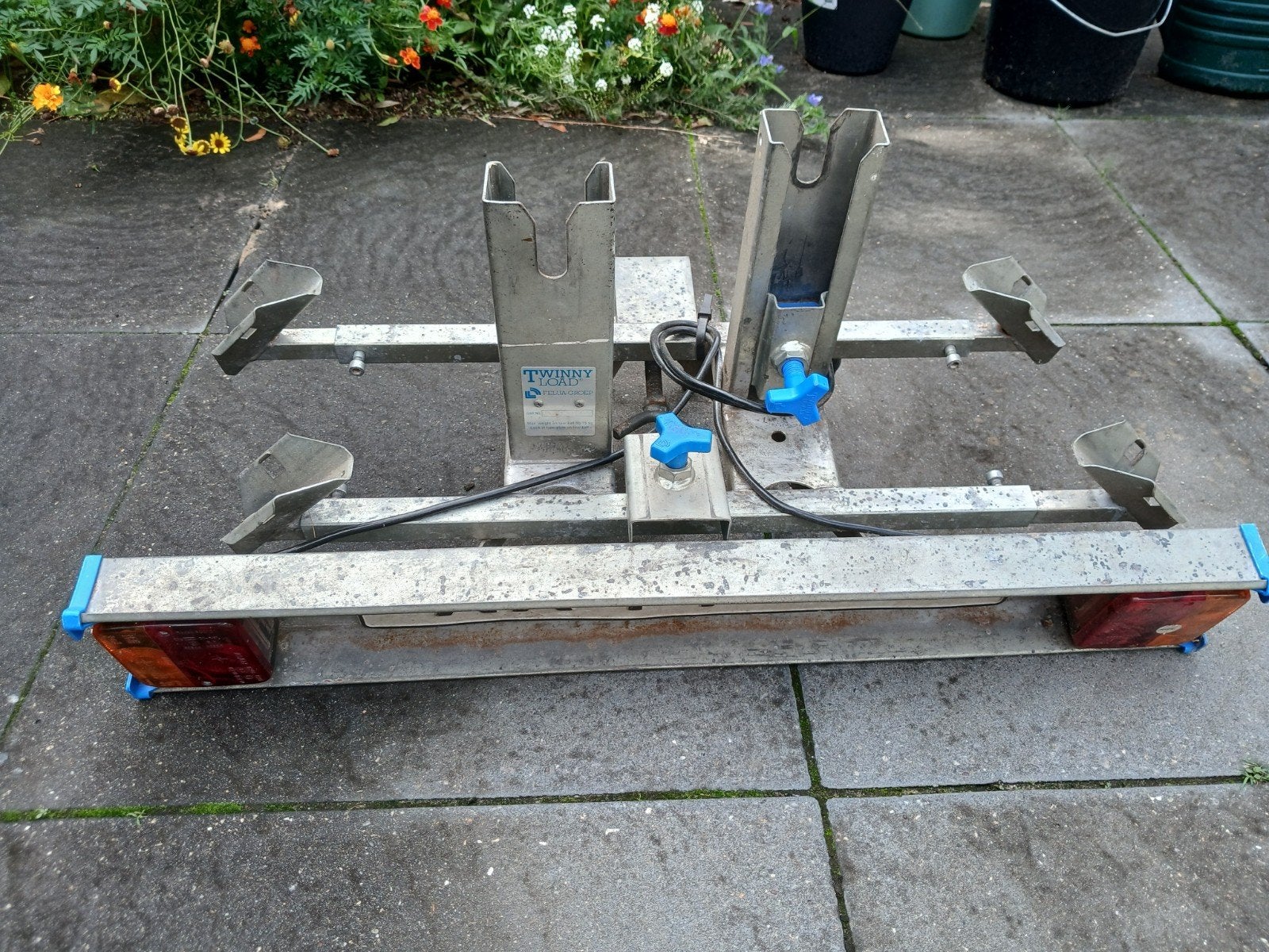 fietsendrager Twinny Load met drie hulpstukken, Ophalen, Gebruikt, Trekhaakdrager