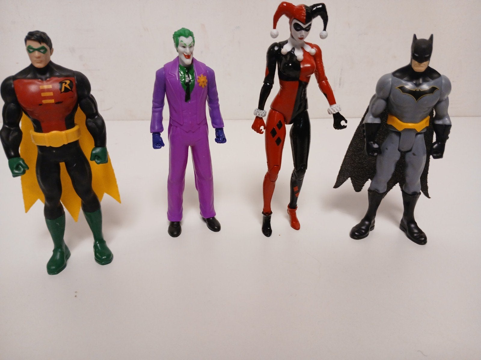 Mattel dc comics batman, robin, joker en Harley quin 2015, Ophalen of Verzenden