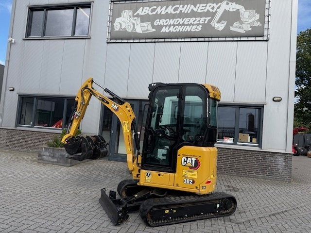 CAT 302 Bj23 2000u 2.3T Minigraver Minikraan ZGST, Ophalen, Wiellader of Shovel