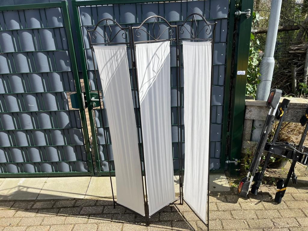 Kamerscherm, metalen frame, Ophalen of Verzenden, Gebruikt