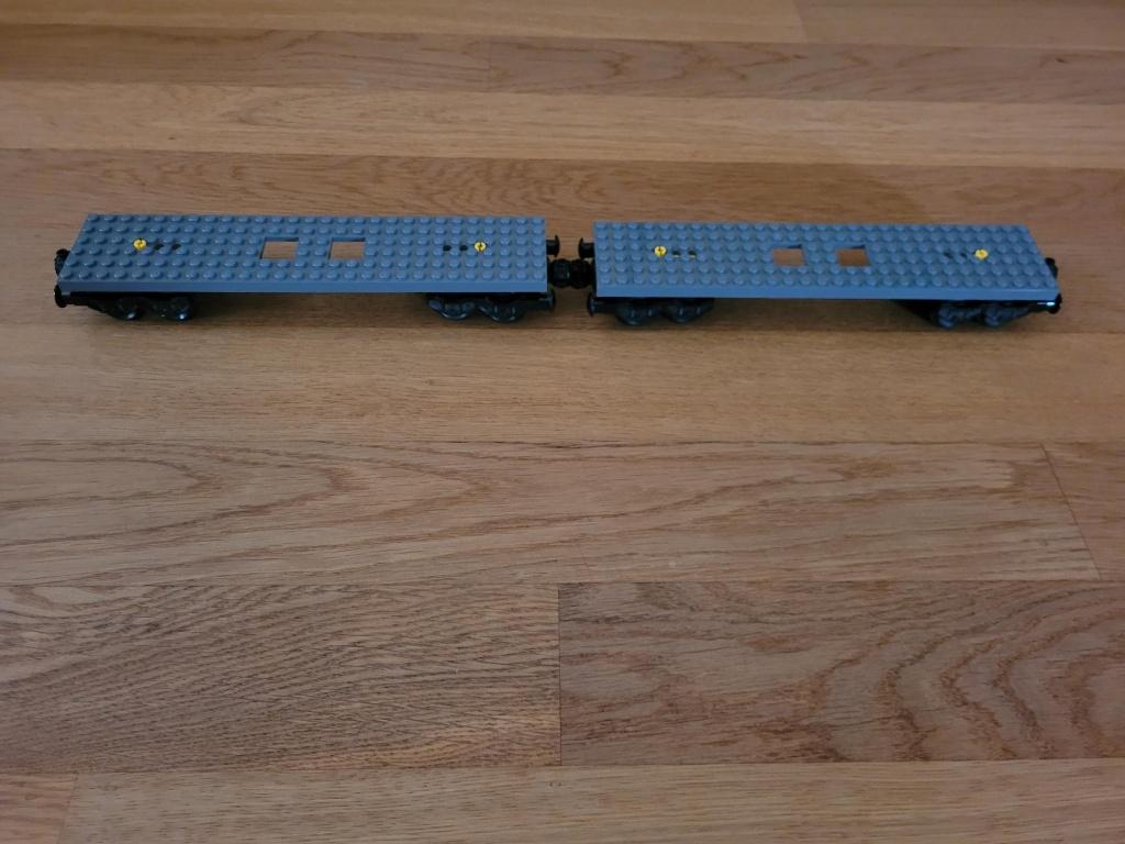Partij T70=2x Lego trein wagons 6x28, Lego, Lego, Gebruikt, Lego