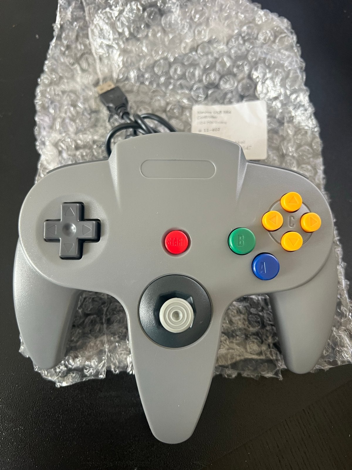 N64 USB Controller - Grijs, Ophalen of Verzenden, Nieuw, Overige modellen, Overige controllers