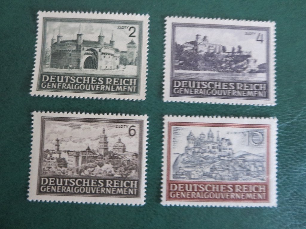 Duitse Rijk Bezet Polen  NR 113 - 116, Ophalen of Verzenden, Duitse Keizerrijk, Postfris