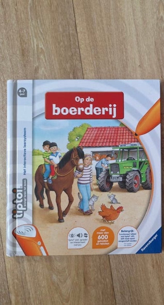 Tiptoi boek 'Op de boerderij' (excl. pen), Boeken, Ophalen of Verzenden, Gelezen, 3 tot 4 jaar