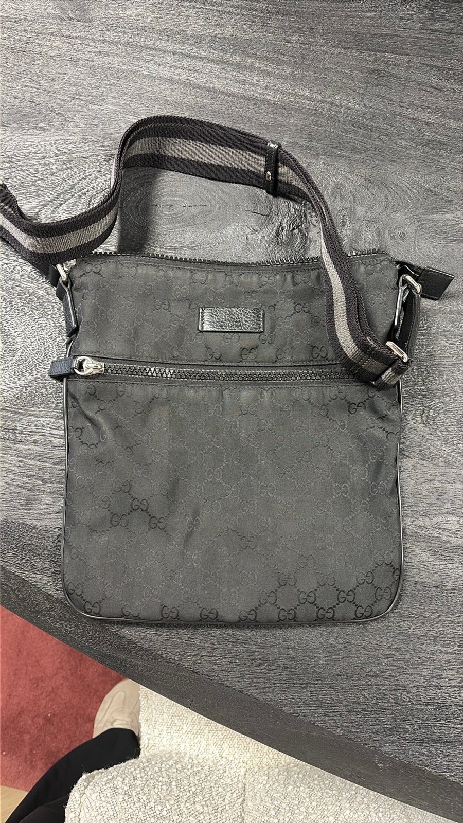 Originele Gucci messenger bag, Ophalen, Zo goed als nieuw, Zwart, Overige merken