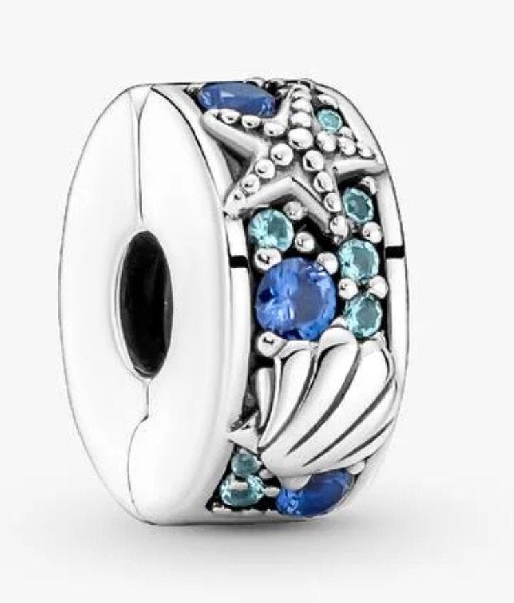 originele pandora Tropische Zeester en Schelp Clip Bedel, Sieraden, Tassen en Uiterlijk, Pandora, Ophalen of Verzenden, Zo goed als nieuw