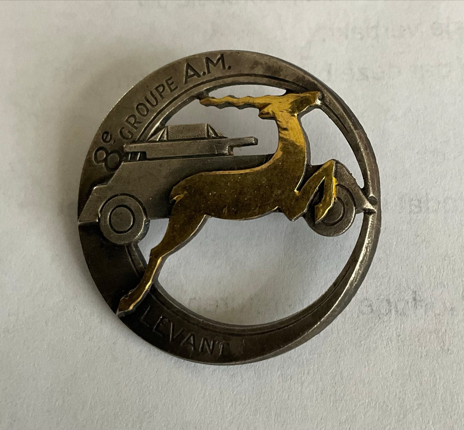 8e Groupe A.M. Levant, Verzenden, Overige soorten, Overige gebieden, Embleem of Badge