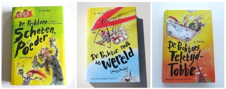 3 Lemniscaten 2635: Jo Nesbo - Dr. Proktors avonturen 7+/9+, Gelezen, Fictie algemeen, Jo Nesbo, Ophalen of Verzenden