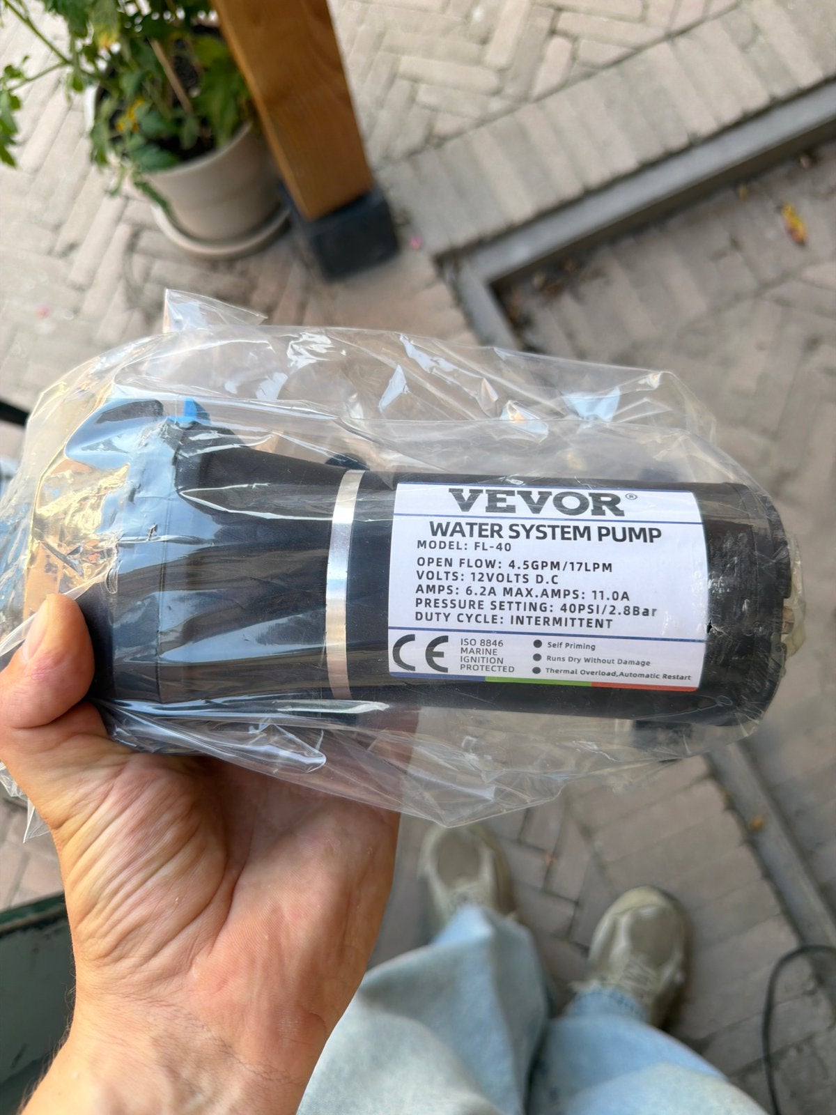 Vevor Water System Pomp FL-40 - Nieuw in doos, Verzenden, Nieuw, Elektrisch, Overige typen