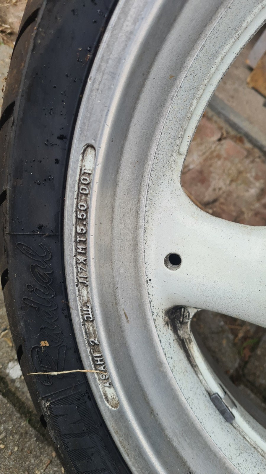Suzuki GSX-R 1991 achterwiel met band en remschijf, Ophalen