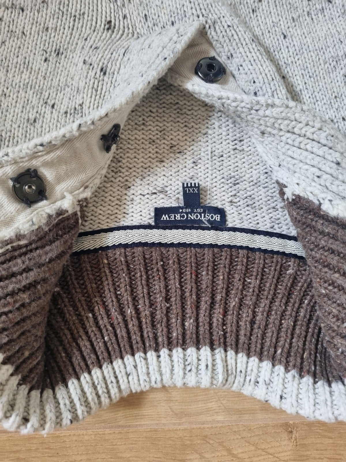 Stoere Schipperstrui - George - Maat XXL, Kleding | Heren, Maat 56/58 (XL), Ophalen of Verzenden, Grijs, Gedragen