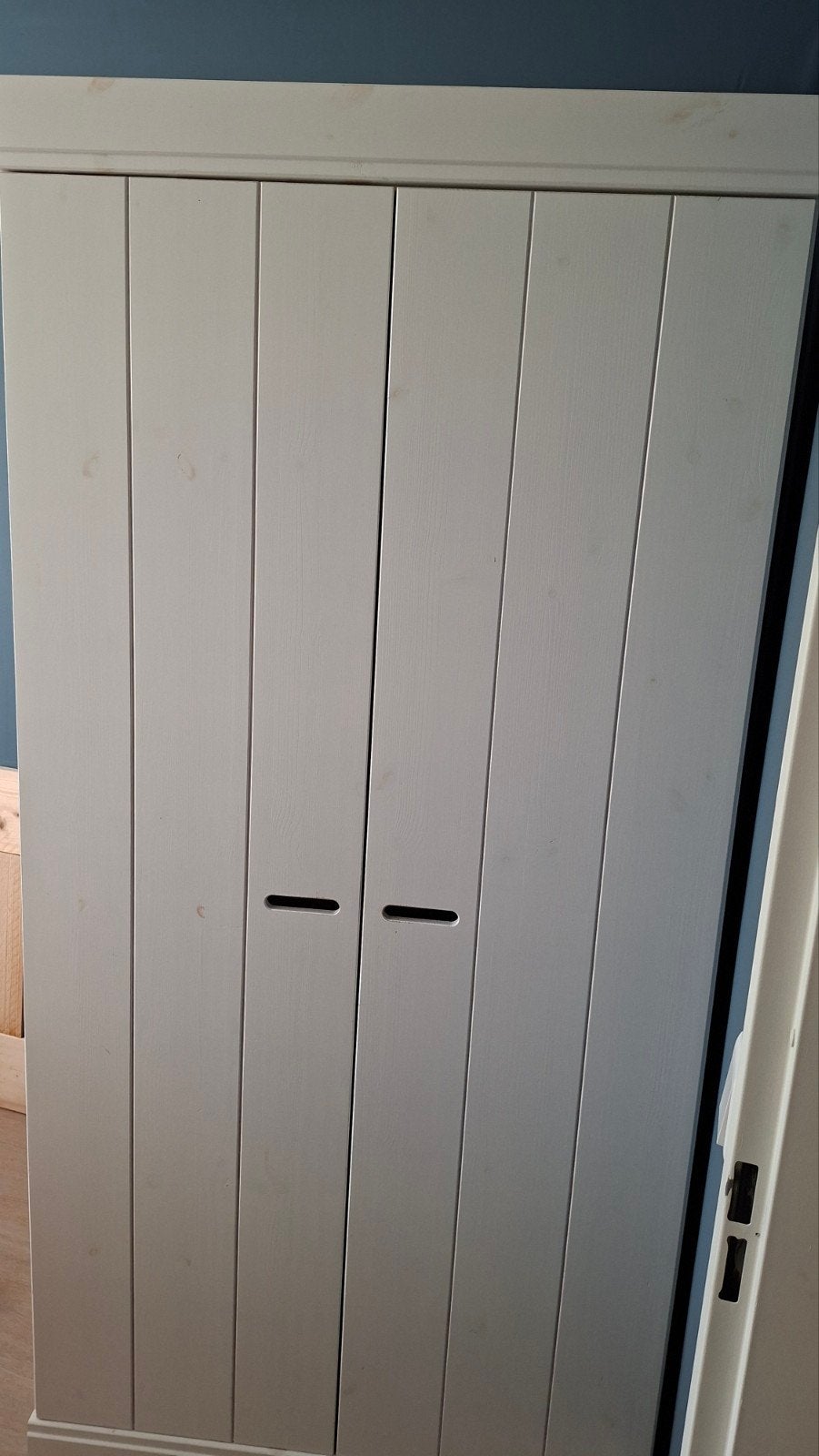 kledingkast Woood Connect 2-deurs, Ophalen, Met deur(en), Gebruikt, 50 tot 100 cm