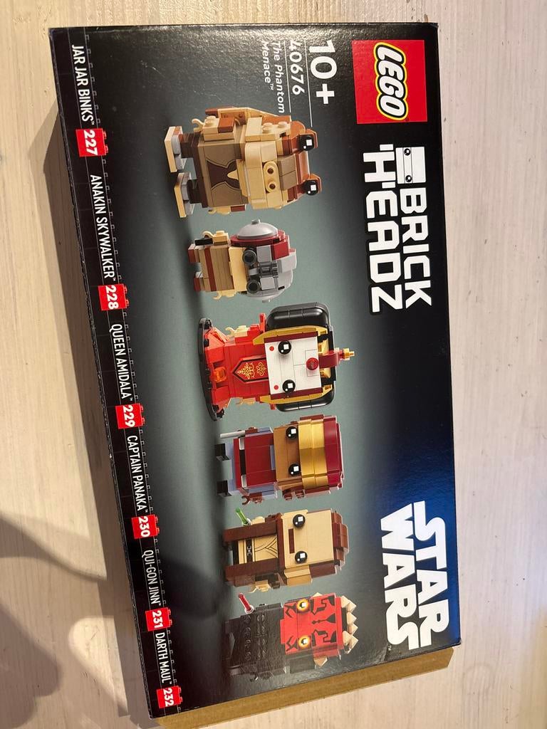 LEGO BrickHeadz Star Wars The Phantom Menace 40676, Ophalen of Verzenden, Zo goed als nieuw, Actiefiguurtje