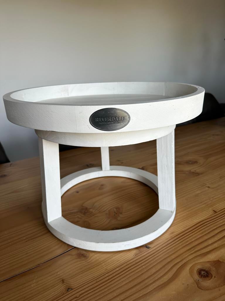 Riverdale bijzettafel, doorsnee 50 cm, Ophalen, Minder dan 45 cm, Minder dan 55 cm, Gebruikt