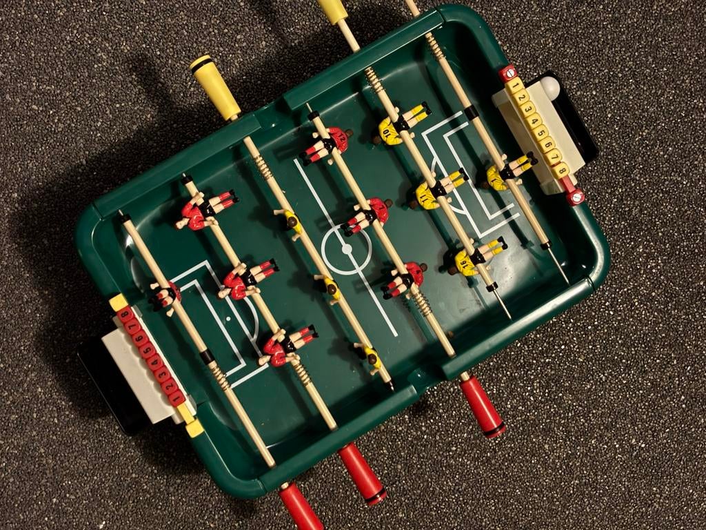 Mini tafel voetbalspel, Ophalen of Verzenden, Zo goed als nieuw