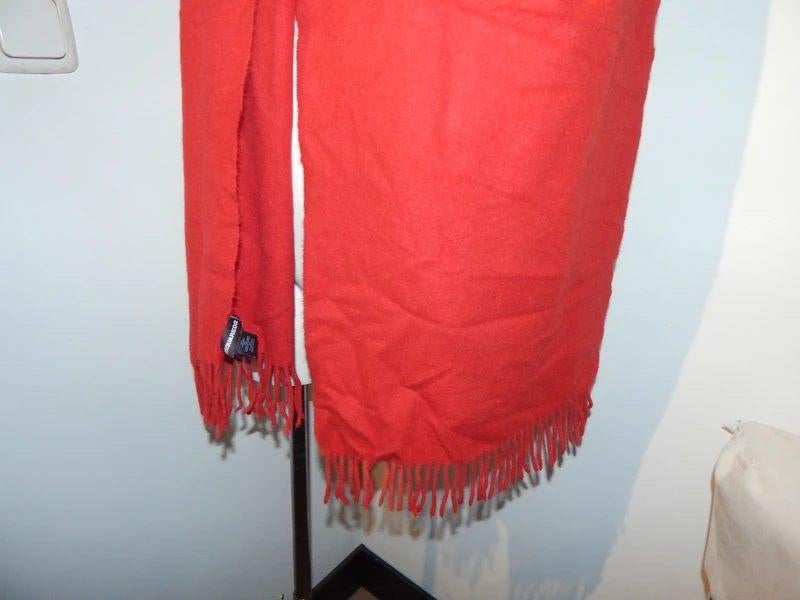Dquared2 vuur rode shawl angora wol cashmere, Dsquared, Verzenden, Maat 46/48 (XL) of groter, Sjaal