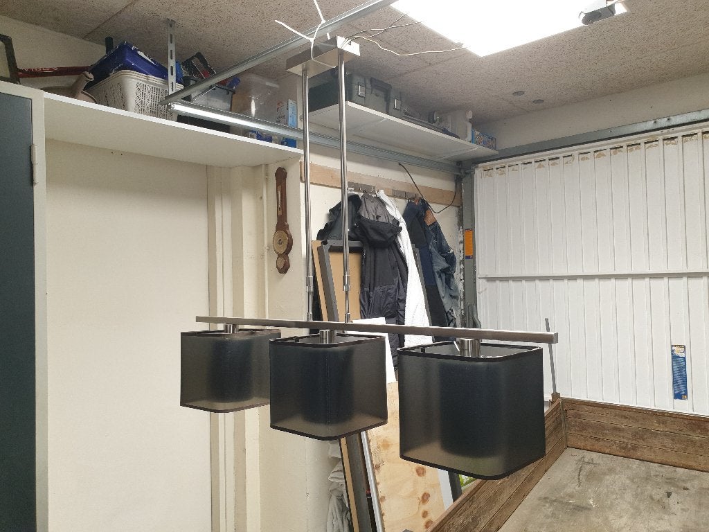 hanglamp, Ophalen of Verzenden, Zo goed als nieuw, E27 (groot)
