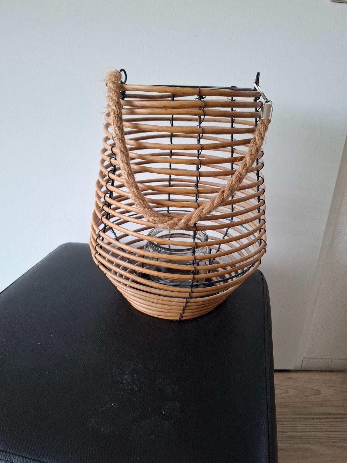 Windlicht, Ophalen, Windlicht, Bruin, Natuurlijk materiaal