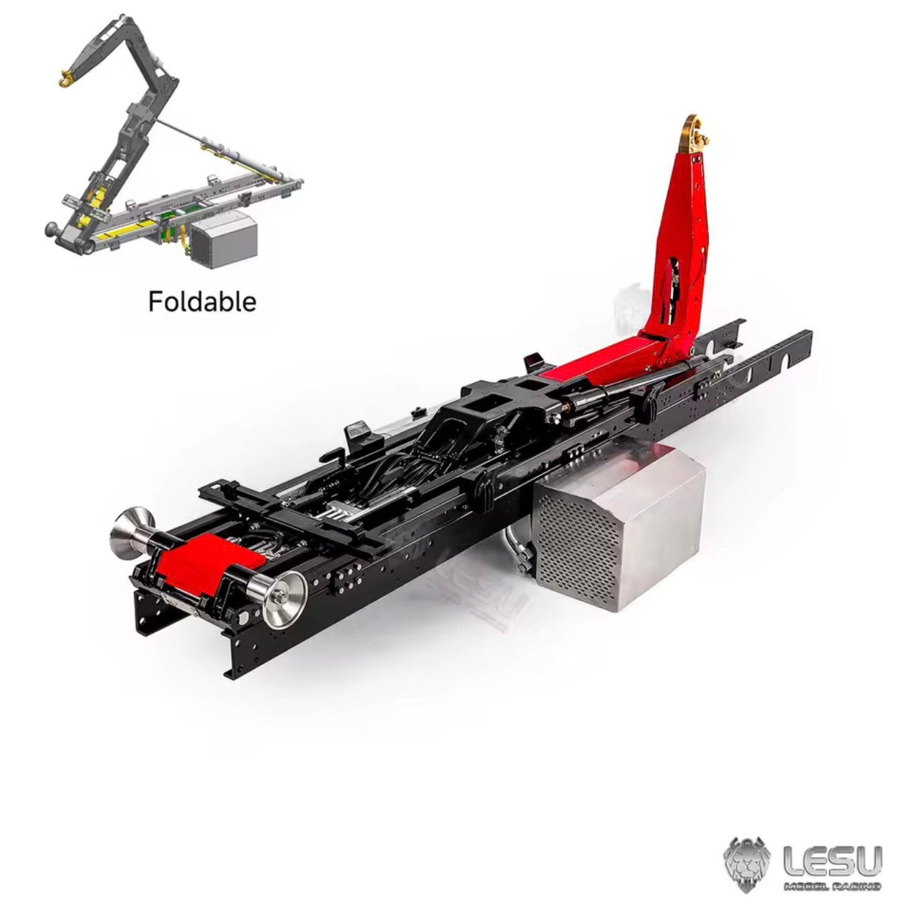 Haakarm afzetsysteem Lesu RC 1/14 NIEUW ITEM, Ophalen of Verzenden, Nieuw, Schaal 1:14, Onderdeel