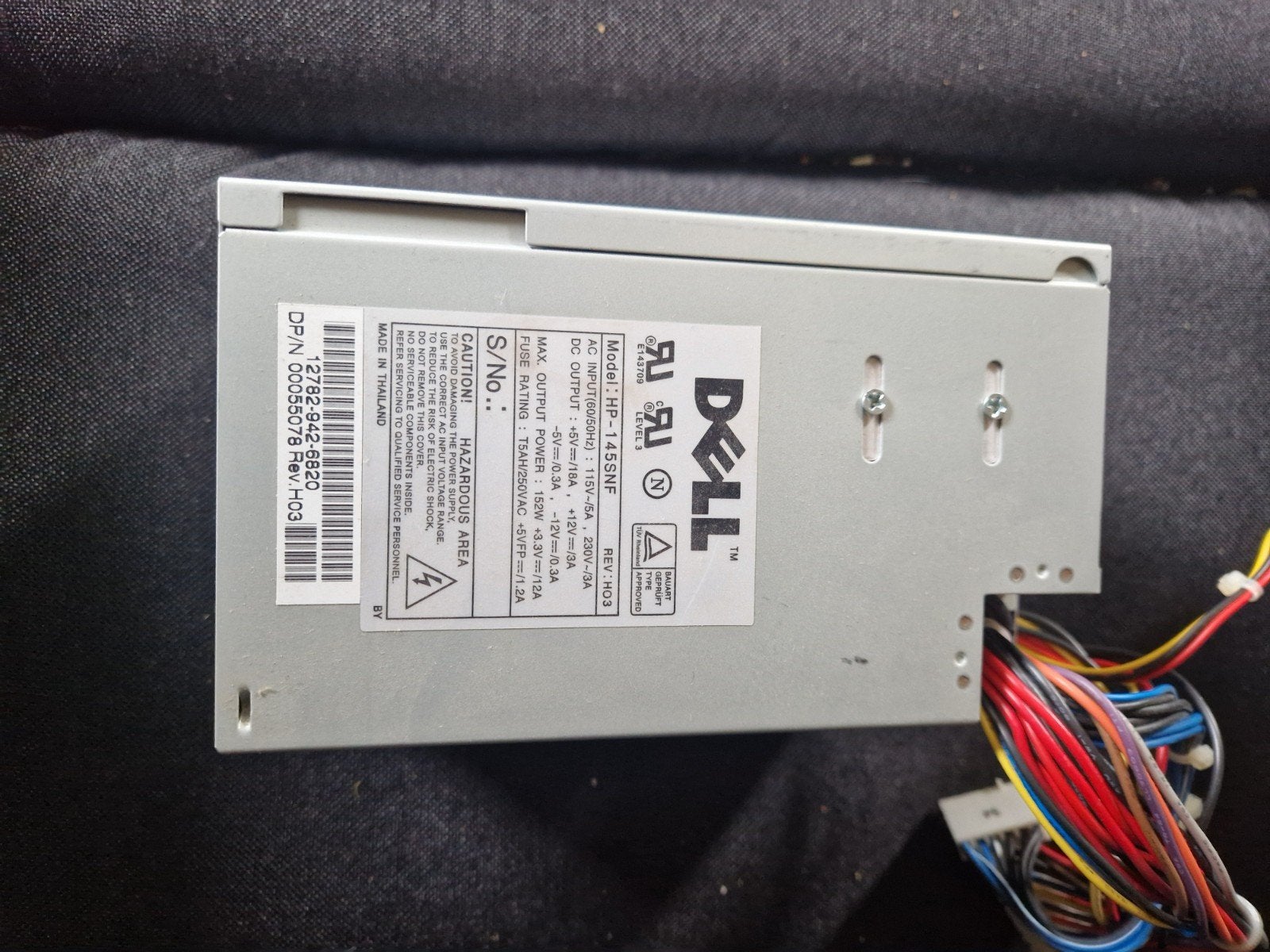 Dell retro pc voeding, Computers en Software, Interne voedingen, Ophalen of Verzenden, Gebruikt