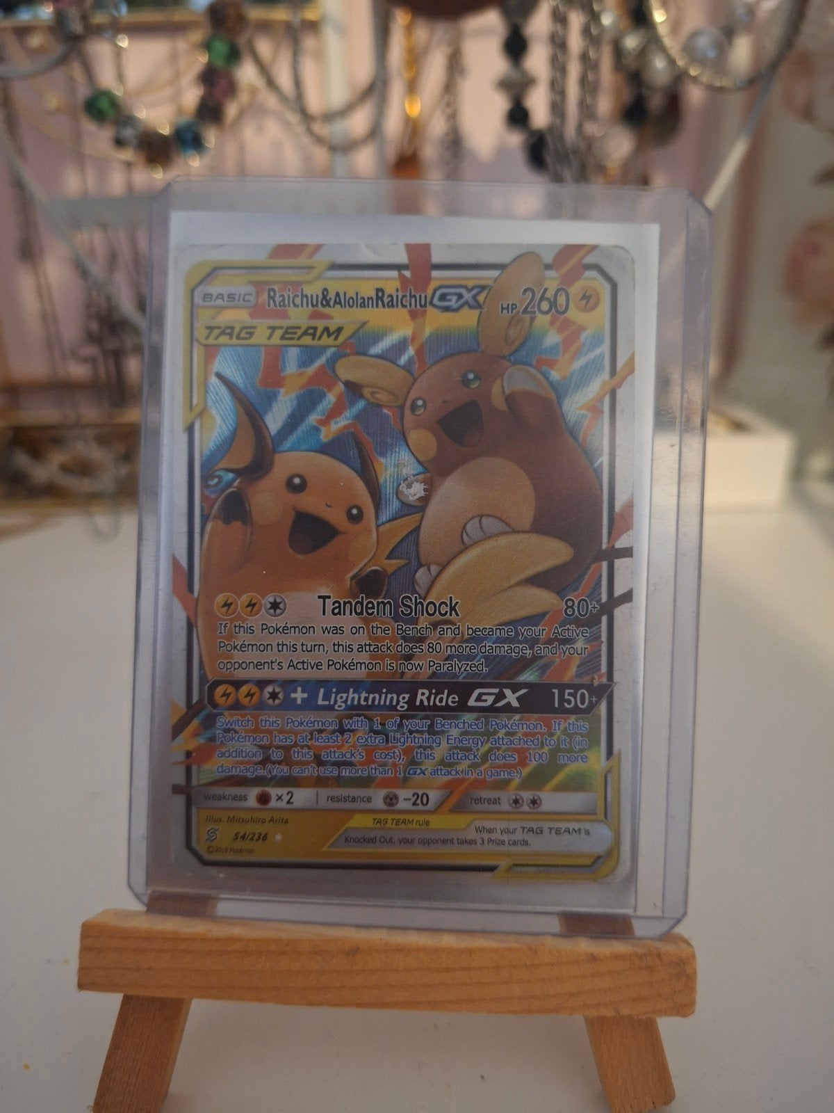 Mewtwo en Raichu & Alolan Raichu GX Pokémon kaarten, Hobby en Vrije tijd, Verzamelkaartspellen | Pokémon, Ophalen, Zo goed als nieuw