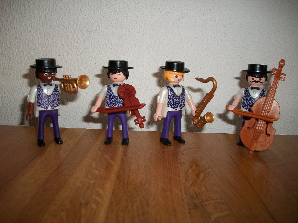 Salonorkest / muzikanten / orkest / quartet / jazz / musici, Ophalen of Verzenden, Nieuw, Complete set, Figuren