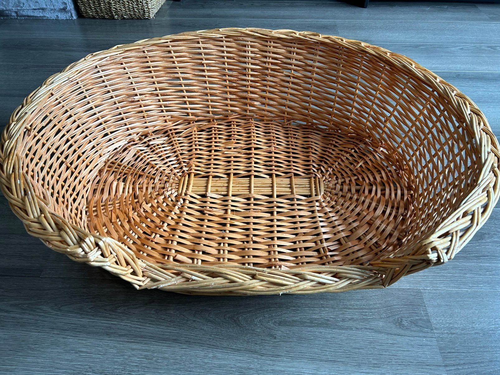 Hondenmand riet 85 cm, Ophalen, Gebruikt, Riet