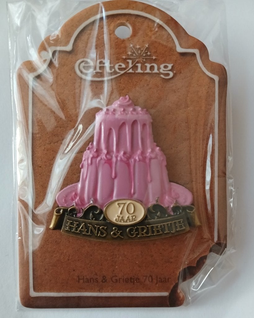 Efteling 70 jaar Hans en Grietje pin, Ophalen of Verzenden, Nieuw, Overige onderwerpen, Speldje of Pin