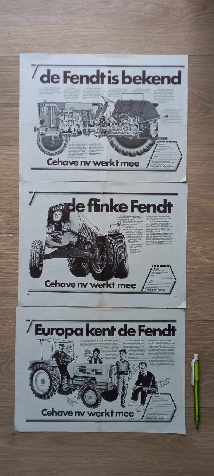 AF 75 : Fendt advertenties., Ophalen of Verzenden, 1960 tot 1980, Tijdschrift