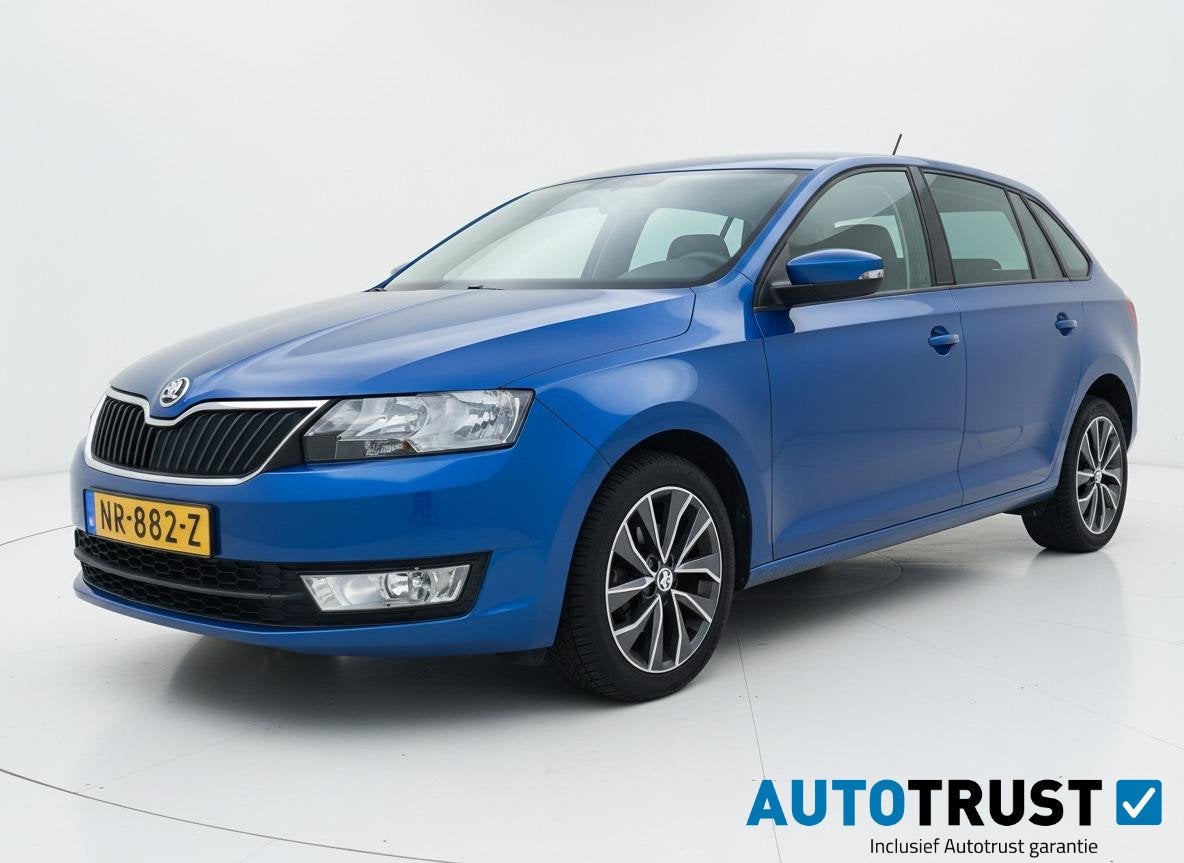 Skoda Rapid Spaceback 1.2 TSI AUTOMAAT Drive NAV CRUISE PDC, Auto's, Stof, Gebruikt, 4 cilinders, Navigatiesysteem