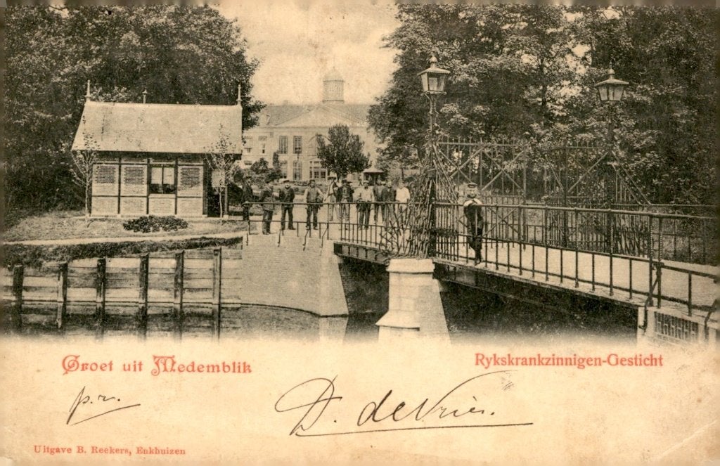 Medemblik Rijkskankzinnigen-Gesticht # 468, Verzenden, Voor 1920, Gelopen, Noord-Holland