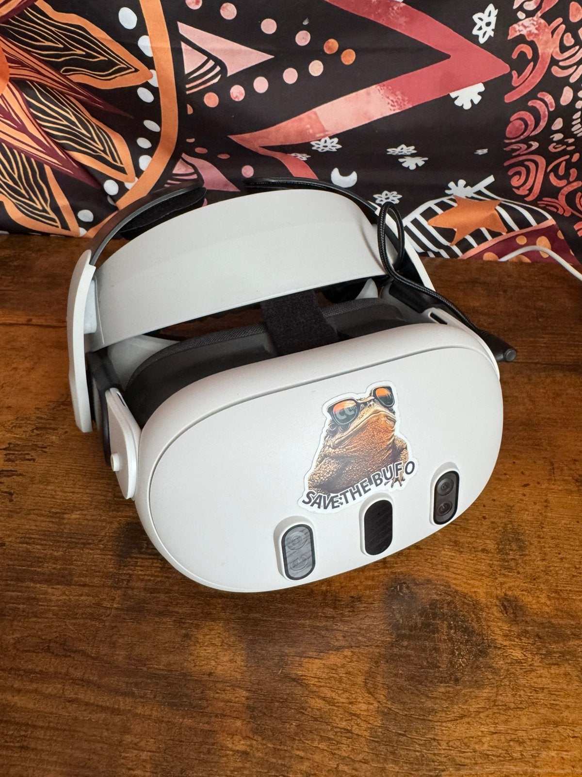 Meta Quest 3 128GB + BoBoVr M3Pro + 5M Cable + lens cover, Spelcomputers en Games, Virtual Reality, Ophalen, Zo goed als nieuw