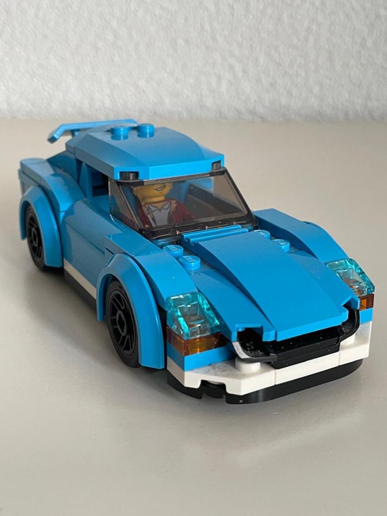 LEGO City Sportwagen 60285 met Minifiguur en Instructies, City, Lego, Ophalen of Verzenden, Zo goed als nieuw