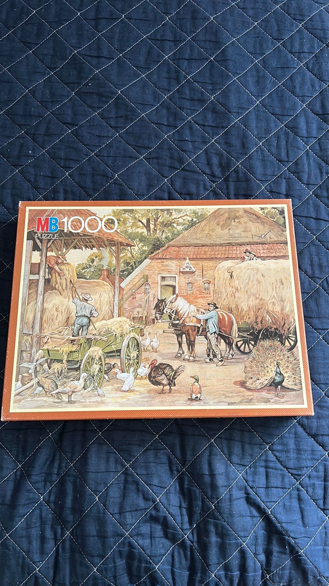MB puzzel 1000 stukjes, Ophalen of Verzenden, 500 t/m 1500 stukjes, Zo goed als nieuw, Legpuzzel