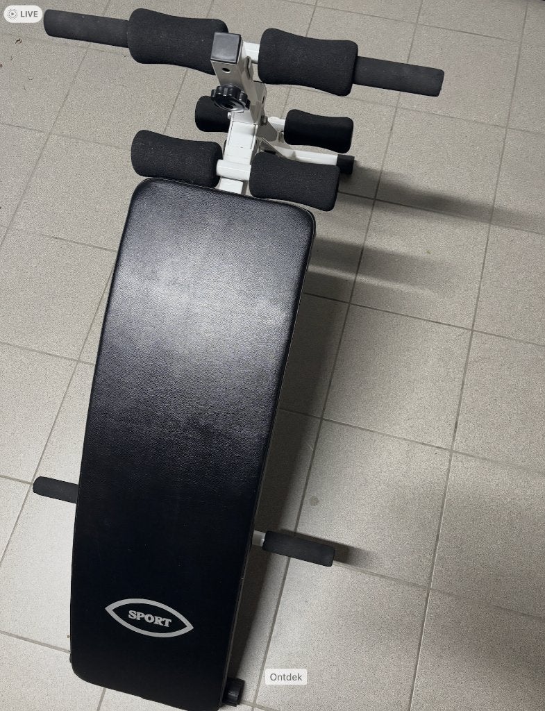 buikspier bankje, Sport en Fitness, Fitnessmaterialen, Ophalen, Gebruikt, Buik, Fitnessbank