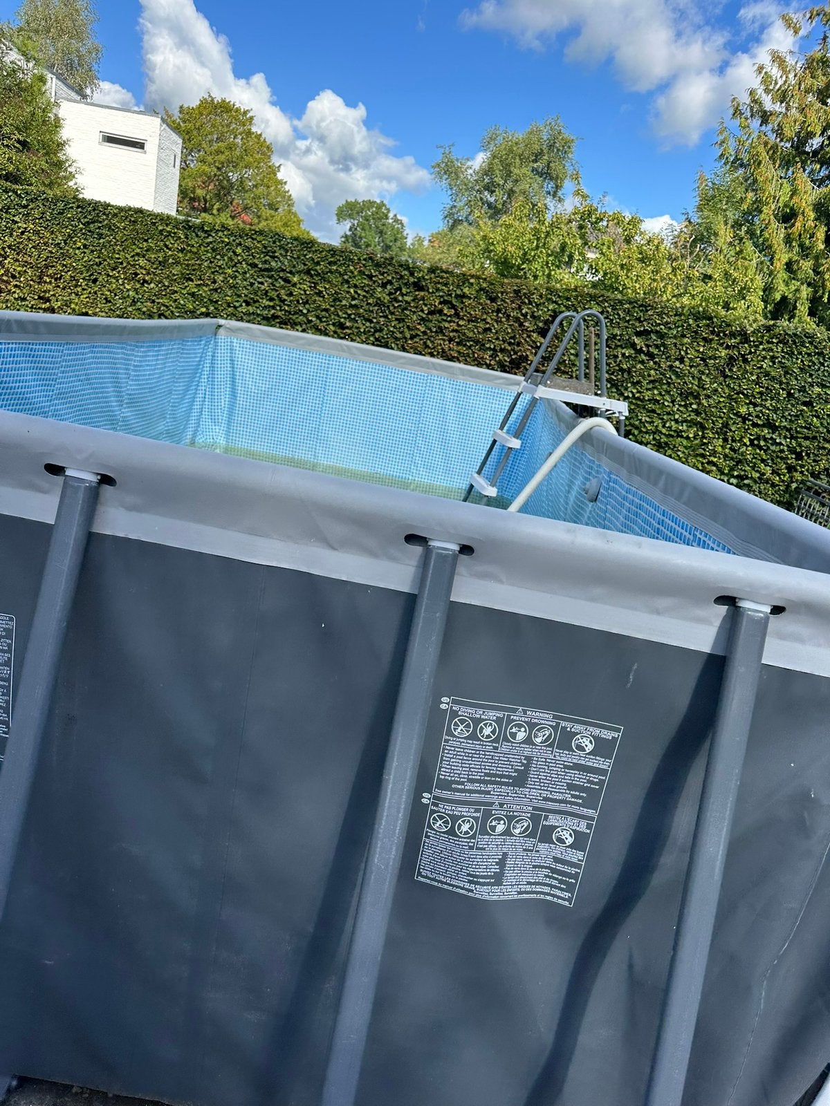 8x4 zwembad intex afhalen demonteren TEAB, Tuin en Terras, Zwembaden, Ophalen, Zo goed als nieuw, Opzetzwembad, Rechthoekig