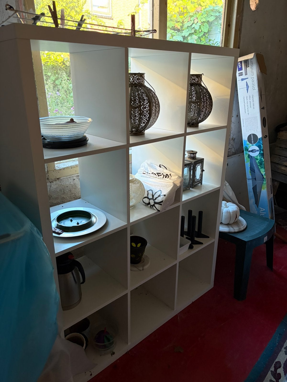 Witte KALAX kast, Huis en Inrichting, Ophalen, Zo goed als nieuw