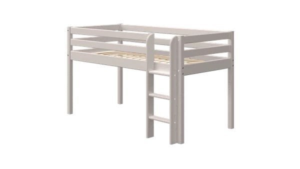 Flexa halfhoog bed (niet compleet) met lattenbodem, 85 tot 100 cm, Gebruikt, Lattenbodem, Ophalen of Verzenden