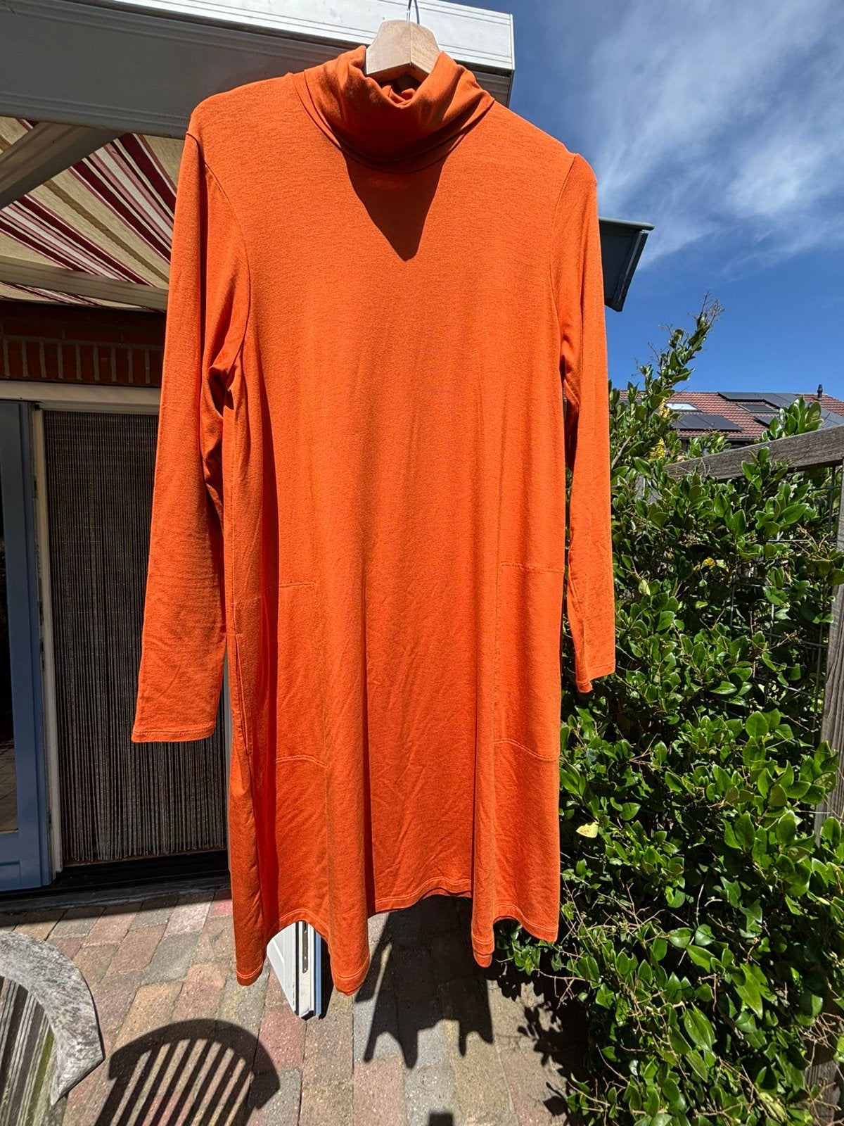 Zgan oranje jurk, Gudrun Sjoden, maat M, Maat 38/40 (M), Oranje, Ophalen of Verzenden, Zo goed als nieuw