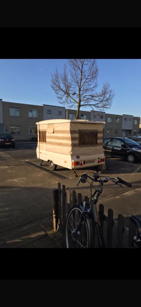 Paradiso vouwwagen Grand Beach Ideale, Caravans en Kamperen, Overige kleuren, Aanwezig, Tot en met 5, Ophalen