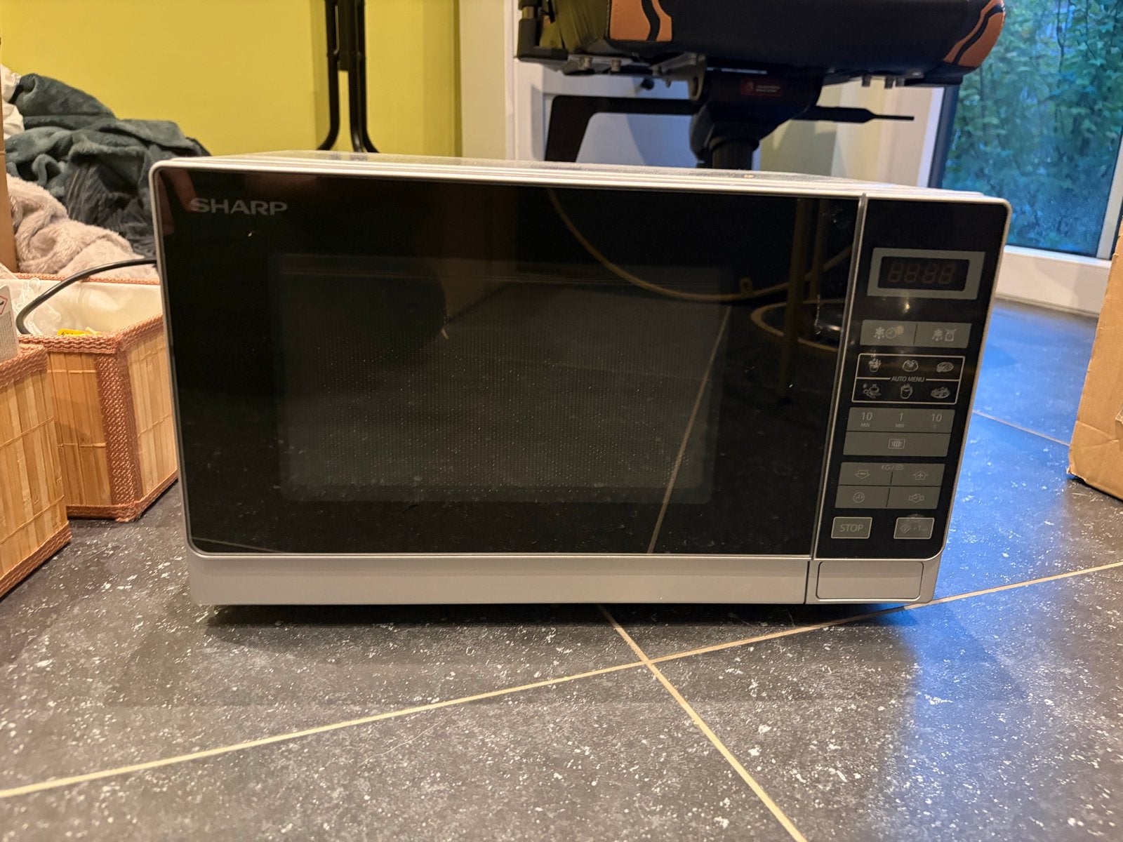 Sharp combimagnetron, Ophalen, Combimagnetron, Grill, Zo goed als nieuw
