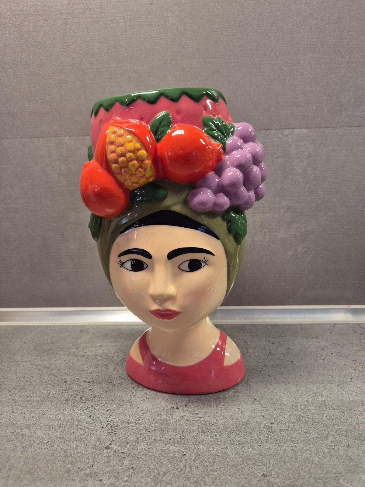 Frida Kahlo stijl vaas/pot - Nieuw, Huis en Inrichting, Ophalen of Verzenden, Nieuw