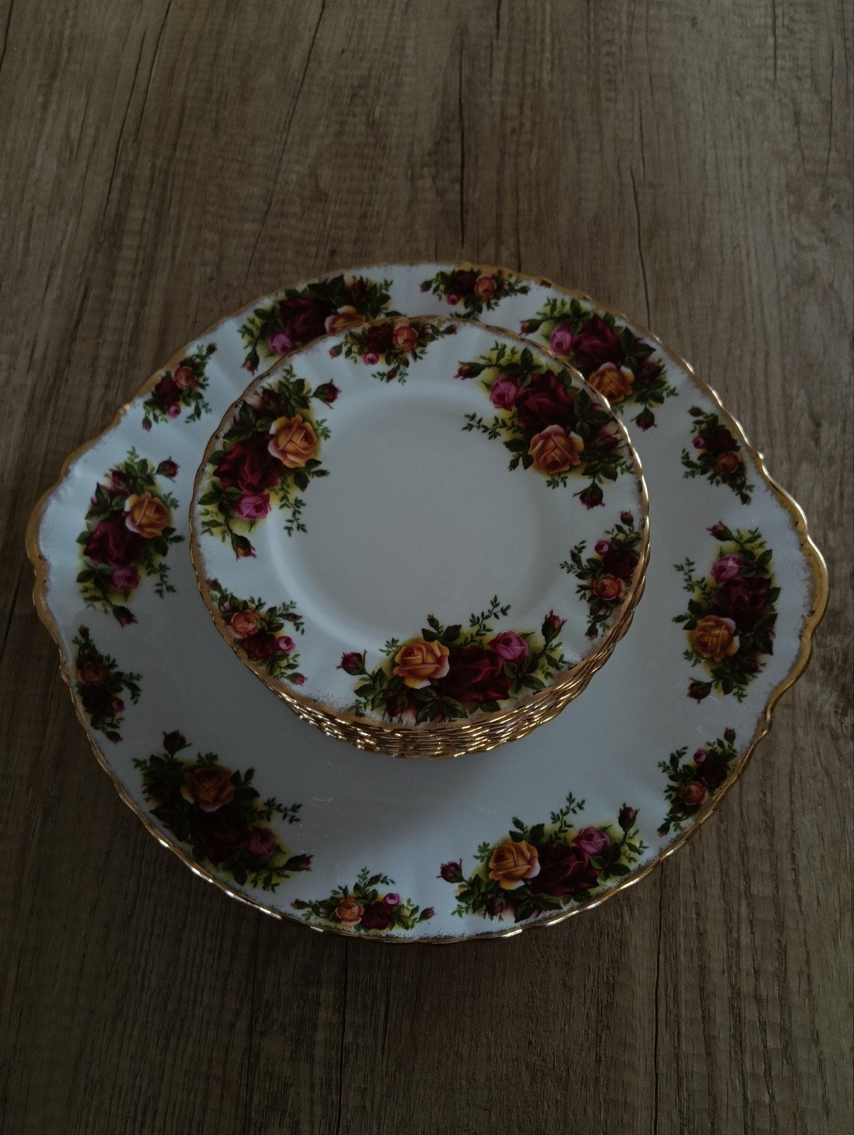 Royal Albert gebak stel., Ophalen