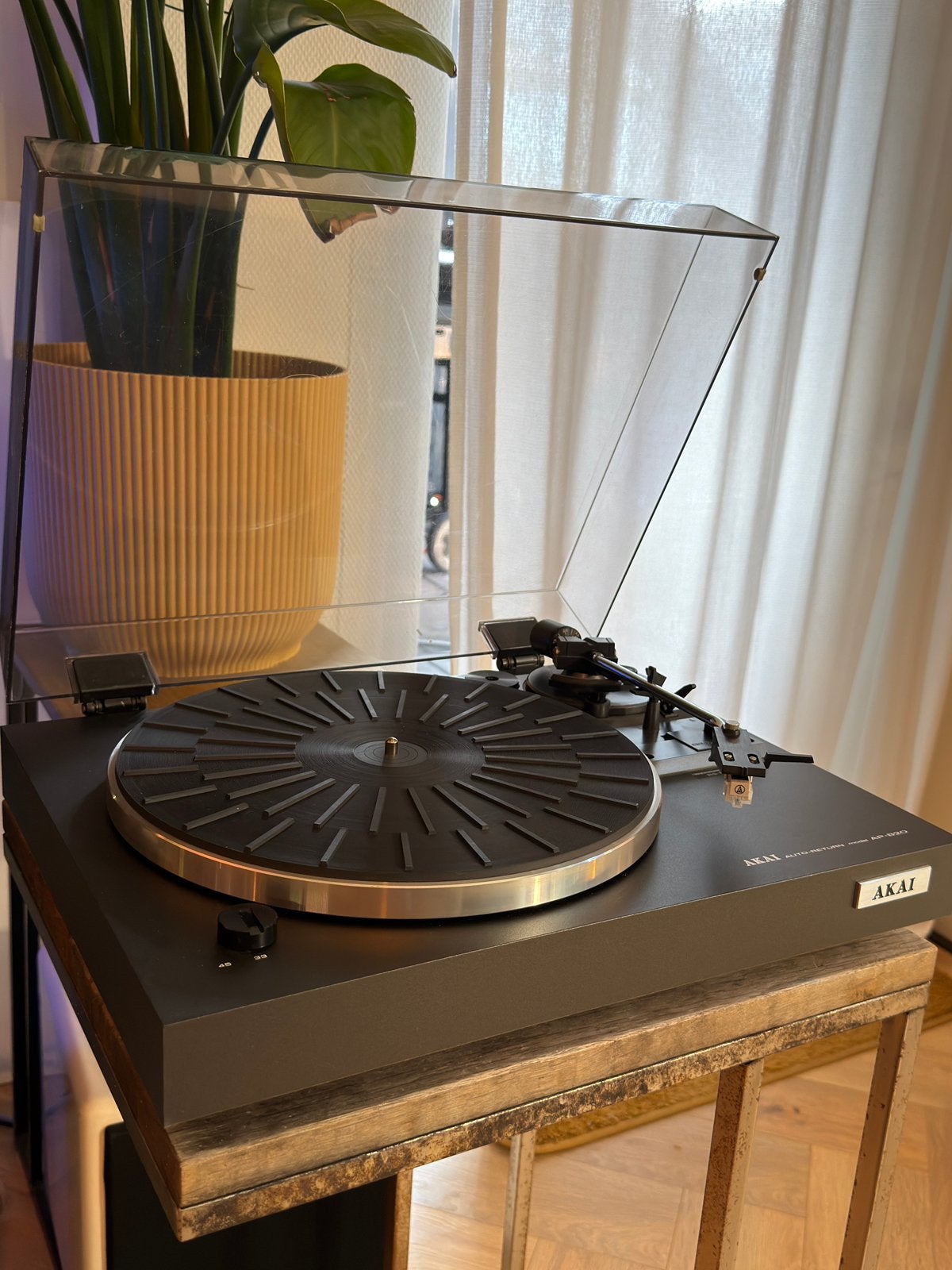 Vintage Akai AP-B20C platenspeler, Automatisch, Verzenden, Zo goed als nieuw, Platenspeler