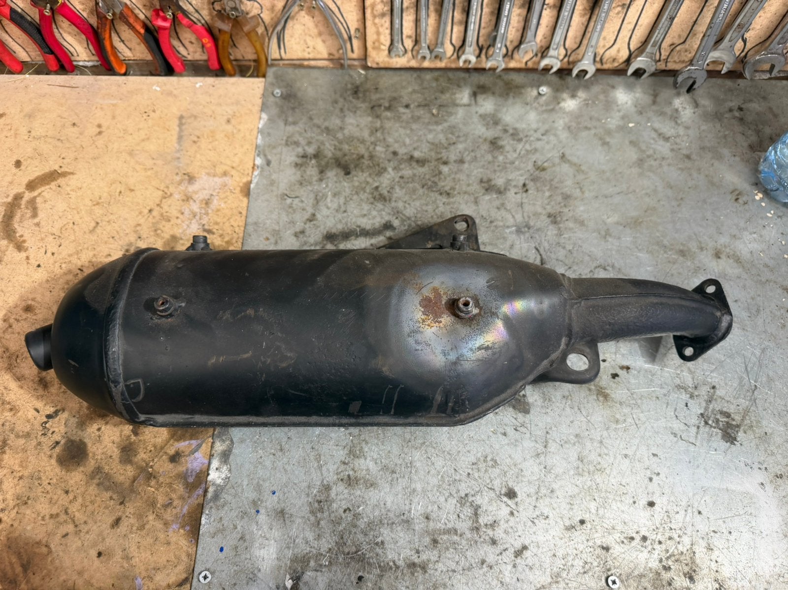 Sm06 uitlaat 125cc 180cc, Ophalen of Verzenden