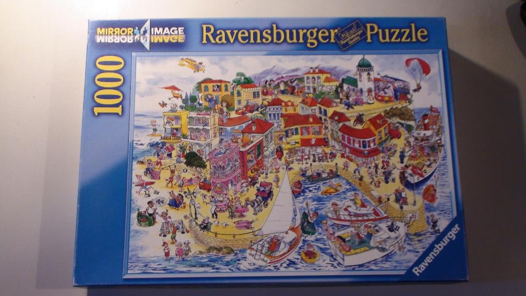 1000 stukjes puzzle mirror image ravensburger, Hobby en Vrije tijd, Ophalen of Verzenden, 500 t/m 1500 stukjes, Zo goed als nieuw