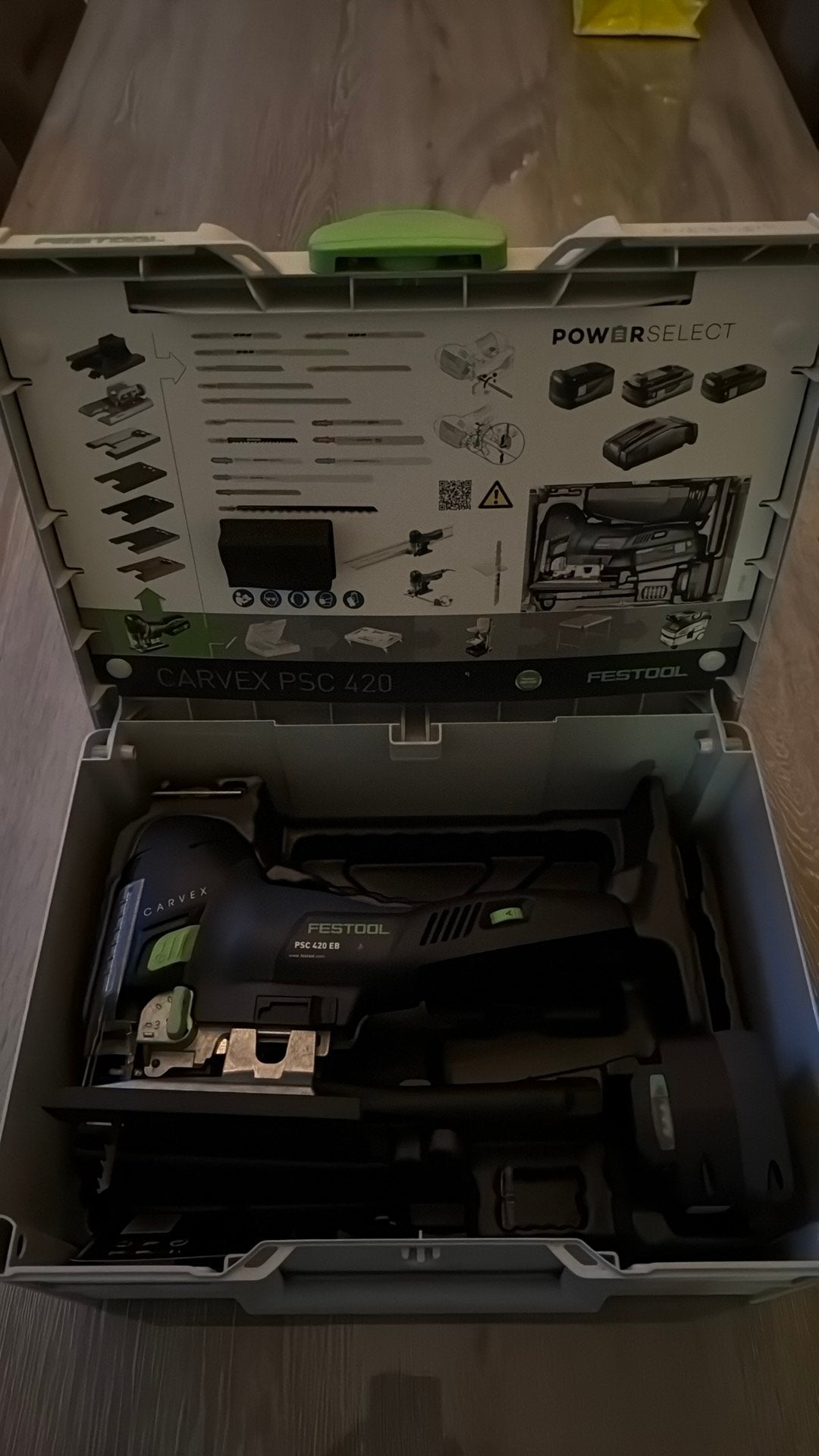 FESTOOL PSC 420 EB CARVEX DECOUPEERZAAG, Decoupeerzaag, Ophalen of Verzenden, Zo goed als nieuw, 30 tot 70 mm