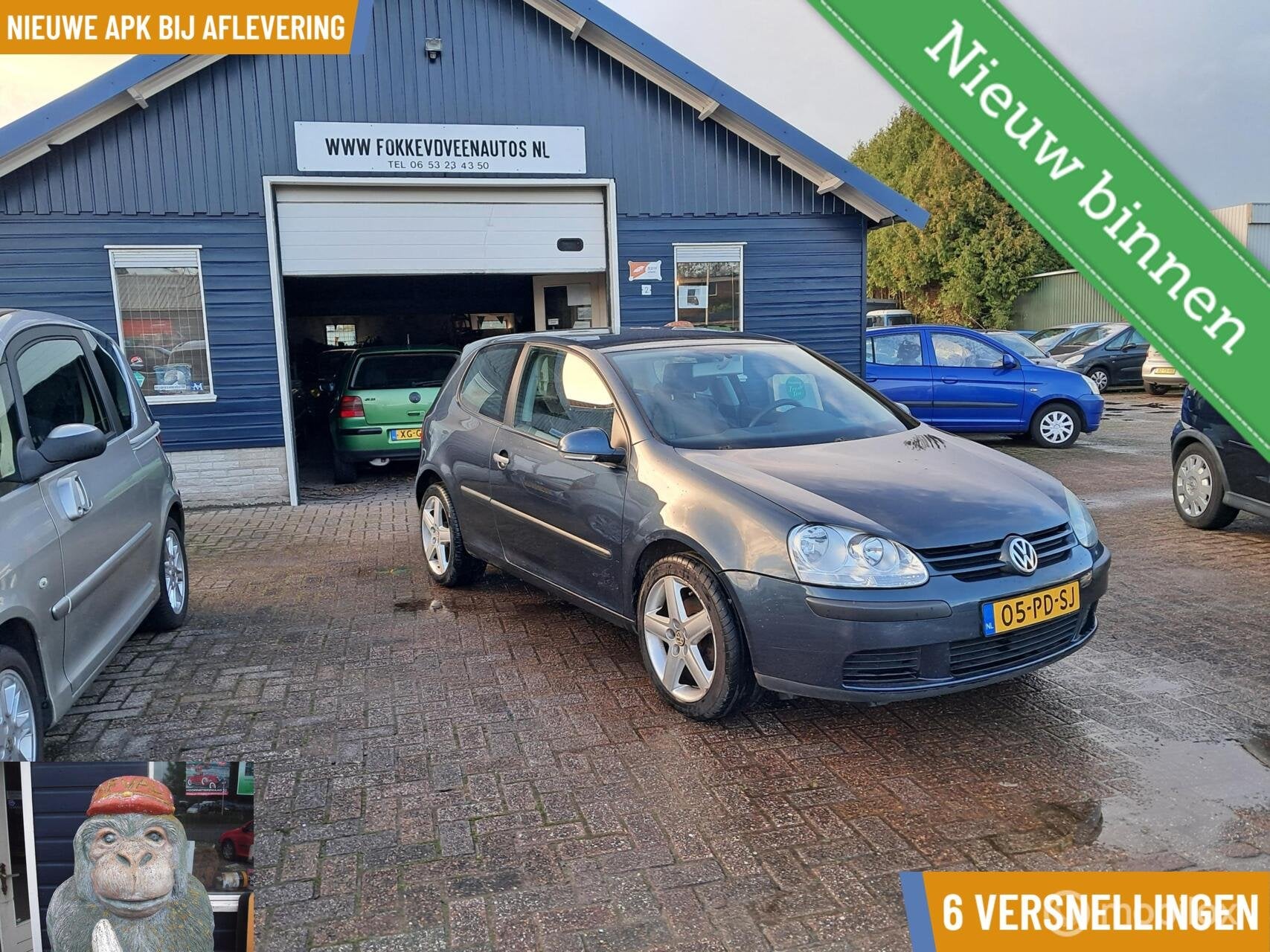 Volkswagen Golf 1.6 FSI Sportline Garantie inruil mogelijk, Voorwielaandrijving, Gebruikt, 4 cilinders, Blauw