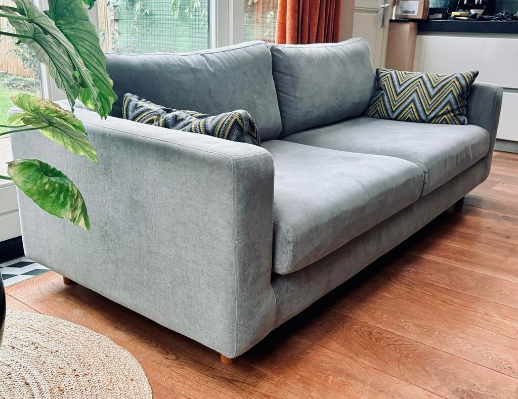 Sofacompany Douglas 3-zits bank, kleur Planet Grey Green, Ophalen, Gebruikt, Driepersoons, 75 tot 100 cm