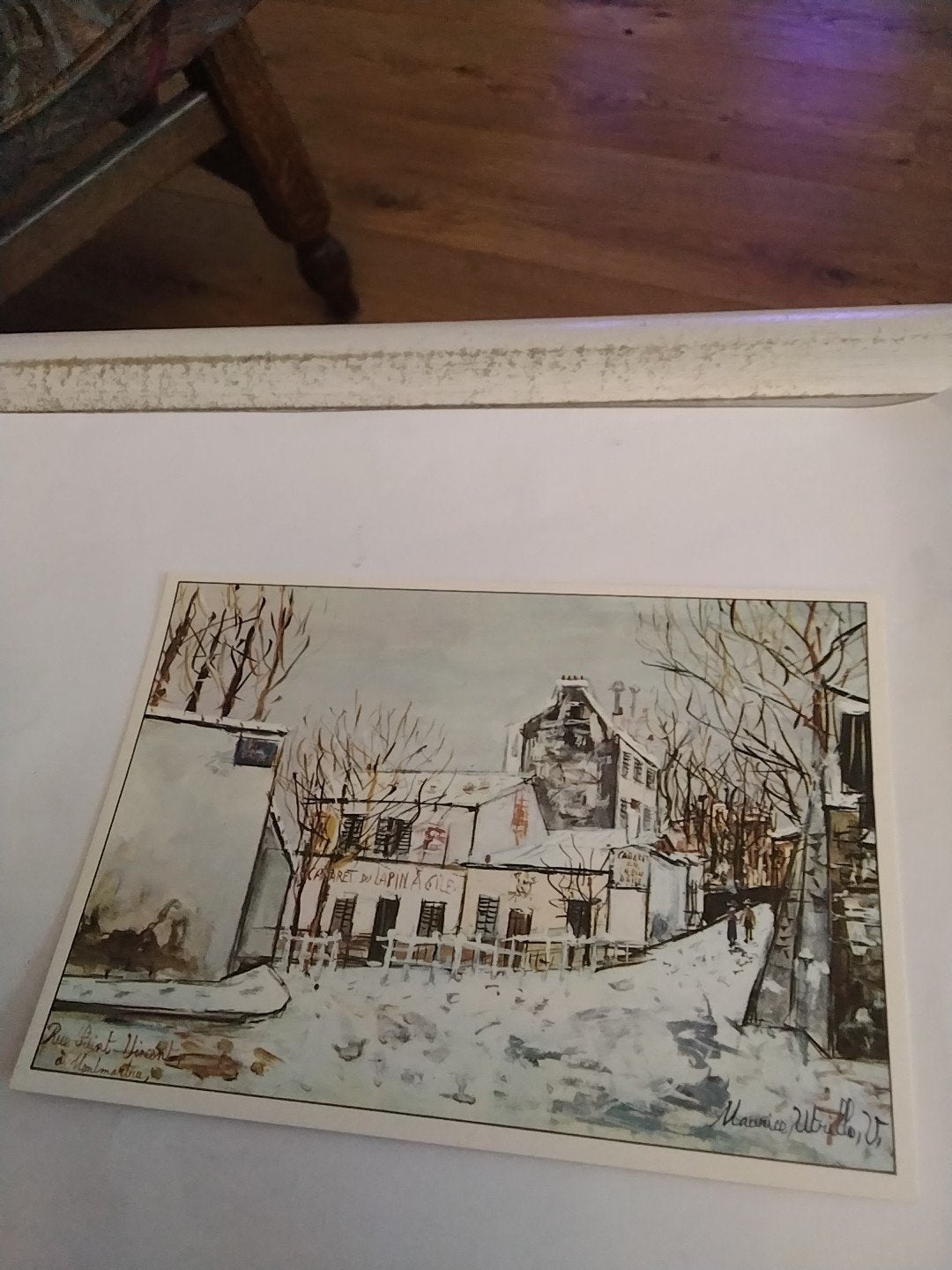 kaart Maurice Utrillo - Montmartre, rue Saint-Vincent, Ophalen of Verzenden